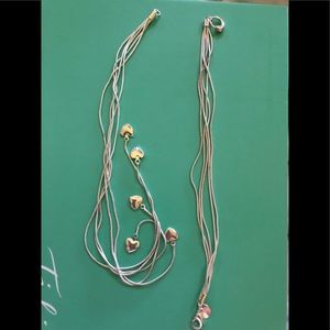 2 piece bracelet /make into Lariat  necklace